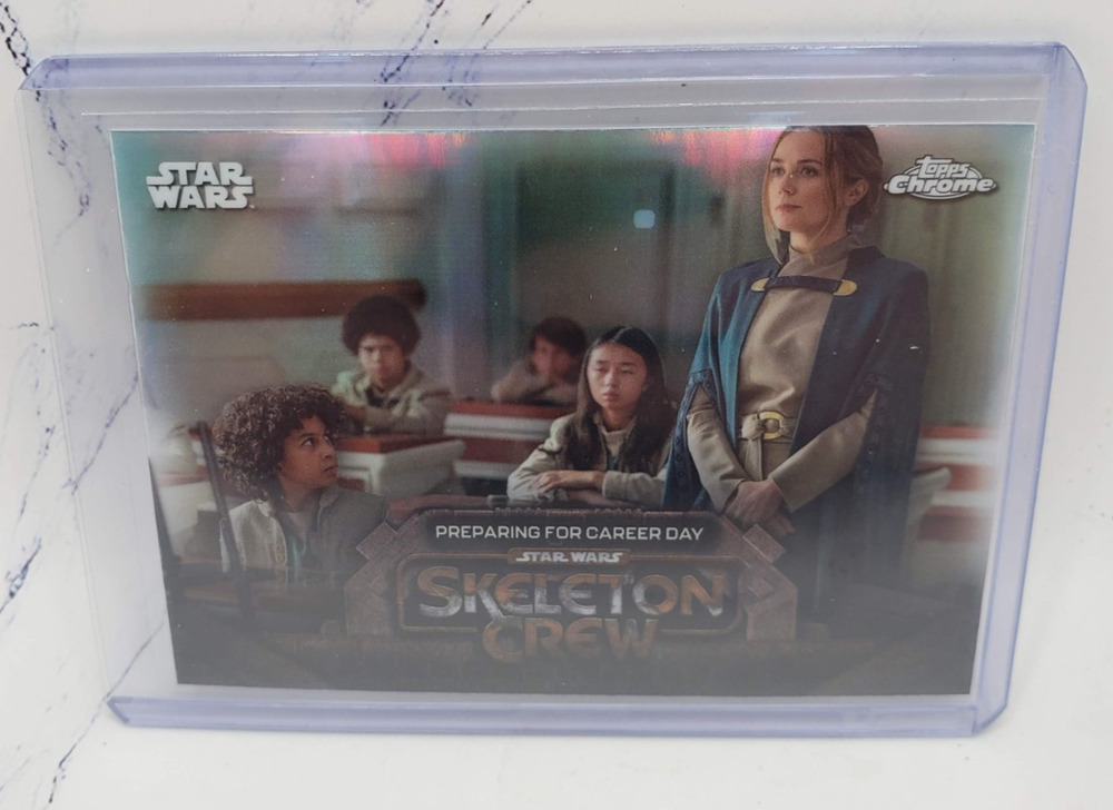 2025 Topps Chrome Star Wars Skeleton Crew Preparing For Career Day #SC-4